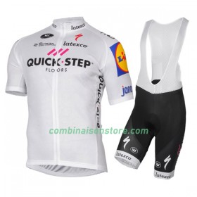 Combinaison Cycliste + Cuissard à Bretelles 2017 Quick-Step Floors Femme N005